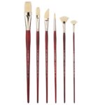 Art Essentials Supremo White Hog Bristle Brush